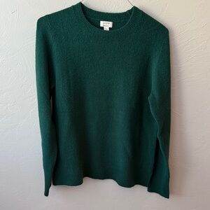 J. Crew Forest Green Knit Pullover